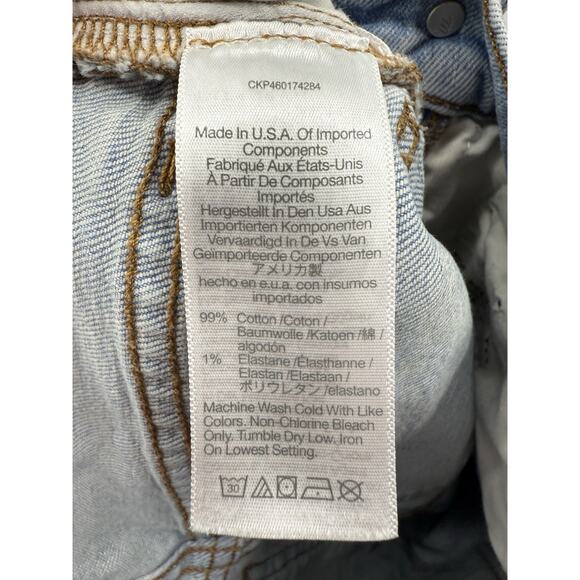 Madewell The Perfect‎ Vintage Jean Womens Distressed Light Wash High Rise Sz 23 - Picture 3 of 8